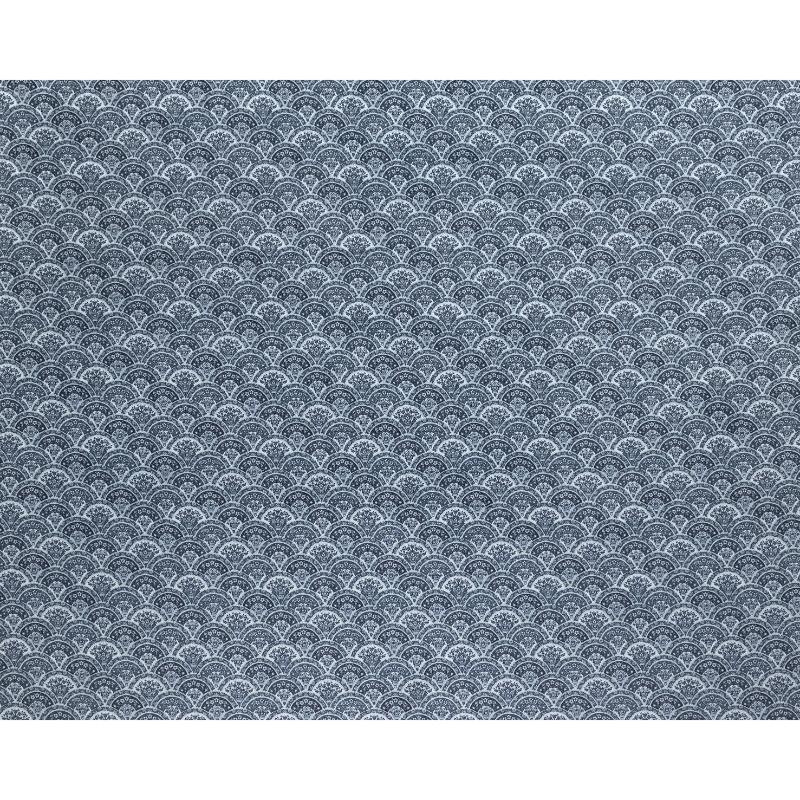 Laura Ashley Musica Dusky Sea Spray Curtain Fabric