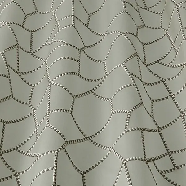 Mosaic Putty Curtain Fabric
