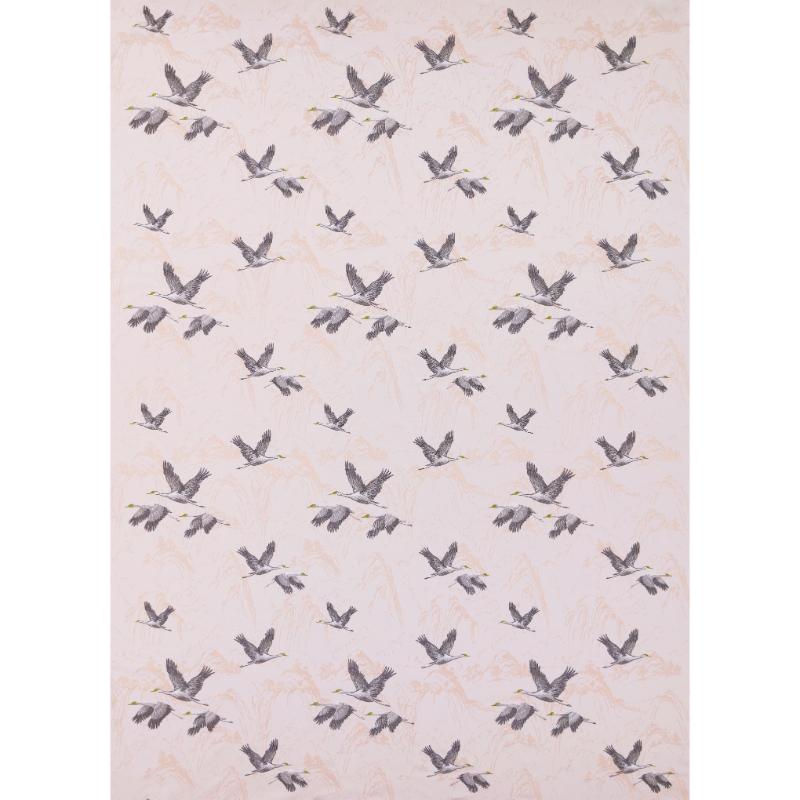 Laura Ashley Animalia Blush Embroidered Curtain Fabric Laura Ashley Animalia Blush Embroidered Curtain Fabric