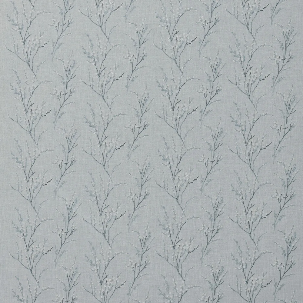 Laura Ashley Pussy Willow Embroidery Seaspray Curtain Fabric