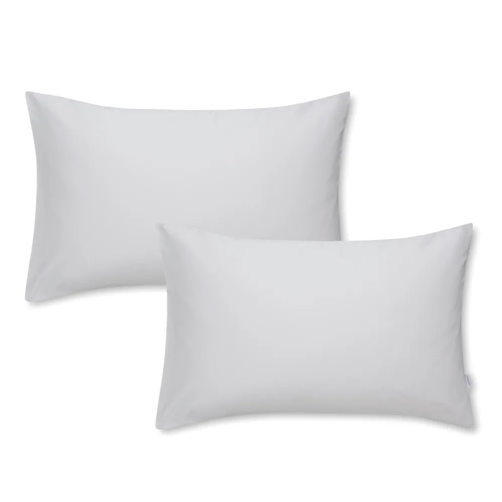 Bianca 400TC Cotton Sateen Dove Grey Standard Pillowcase (2 Pack)