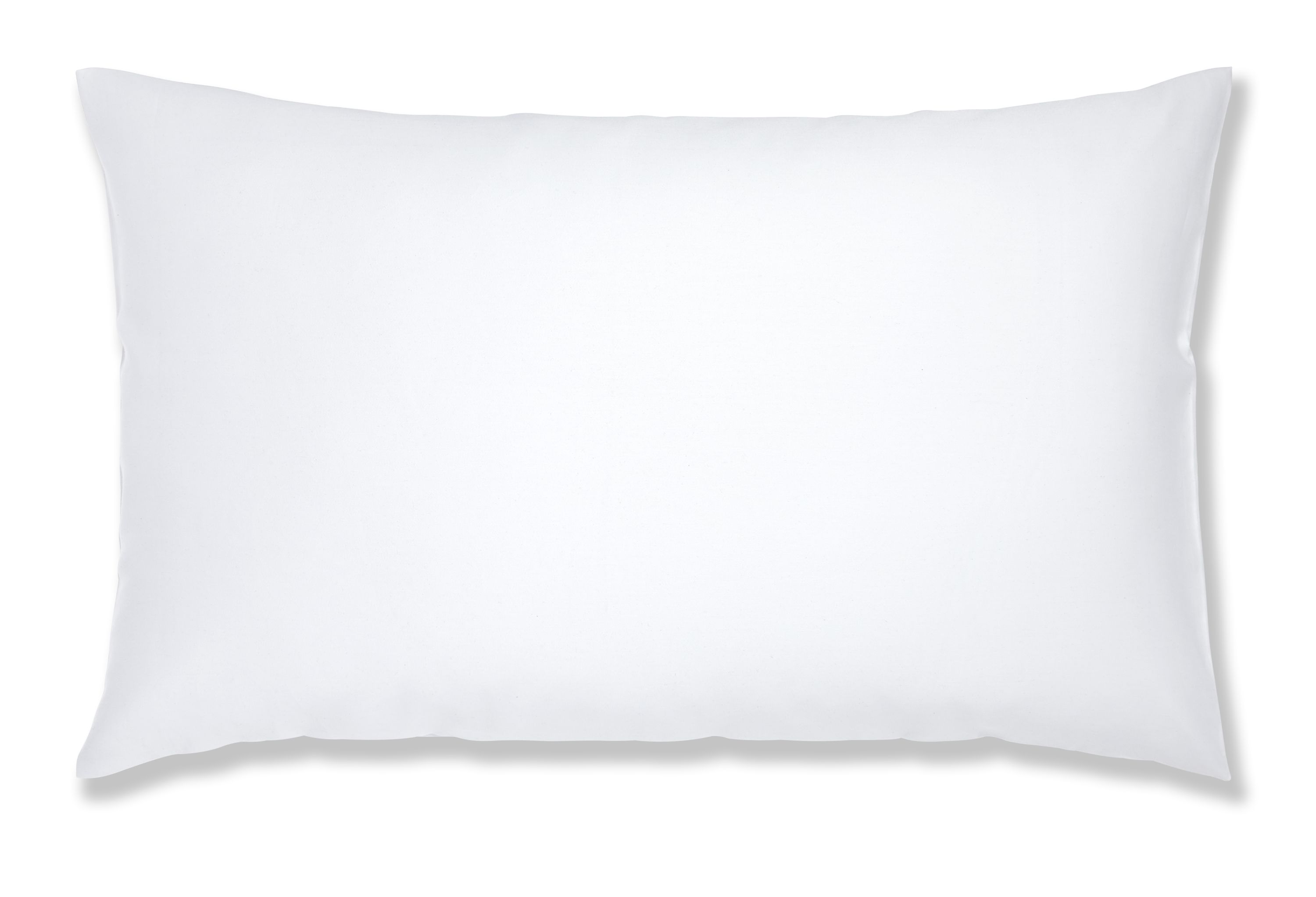 200TC White Cotton Percale Standard Pillowcase Pair