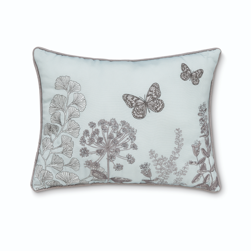 Floral Butterfly Filled Cushion