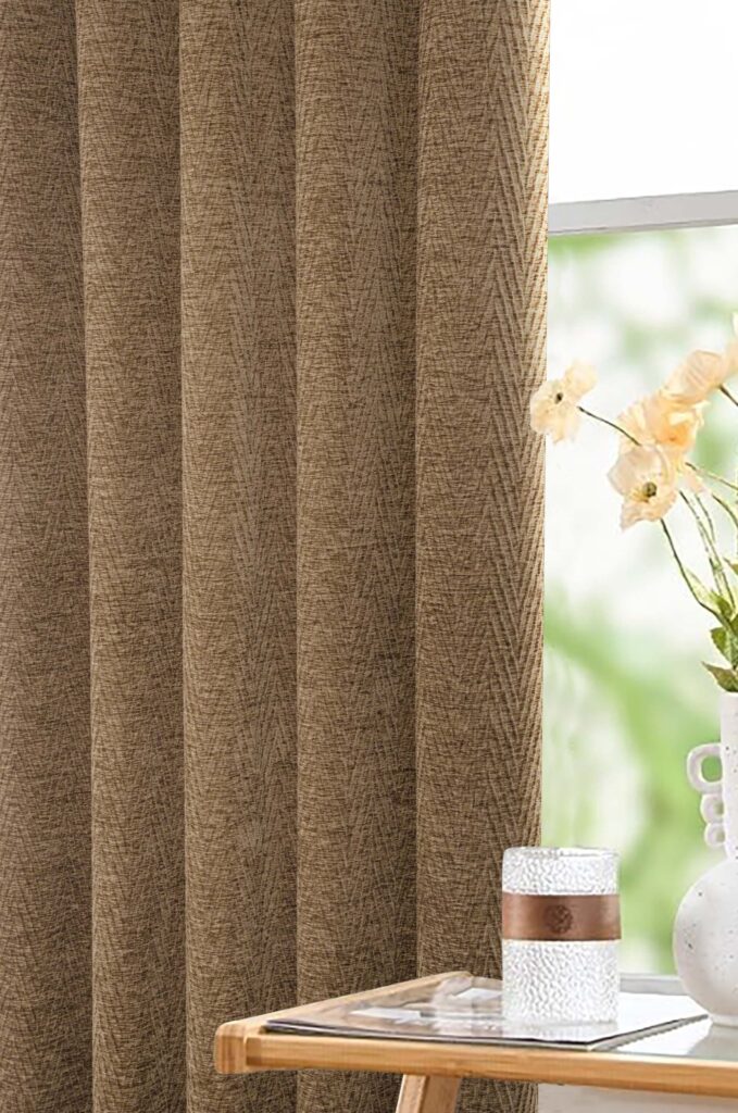 Langley Oatmeal Readymade Curtains  