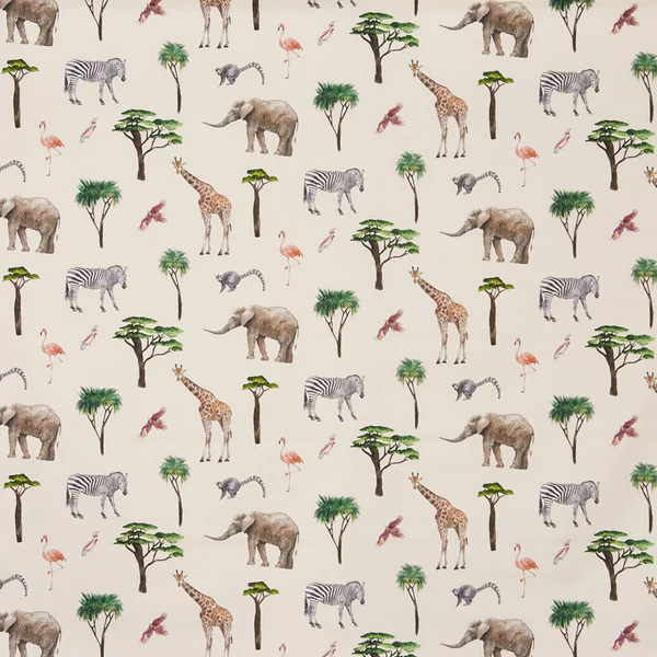 On Safari Jungle Curtain Fabric