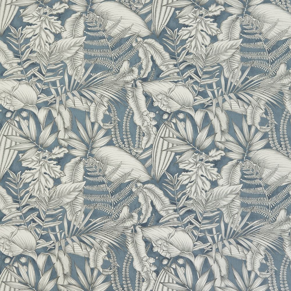 Caicos Chambray Curtain  Fabric