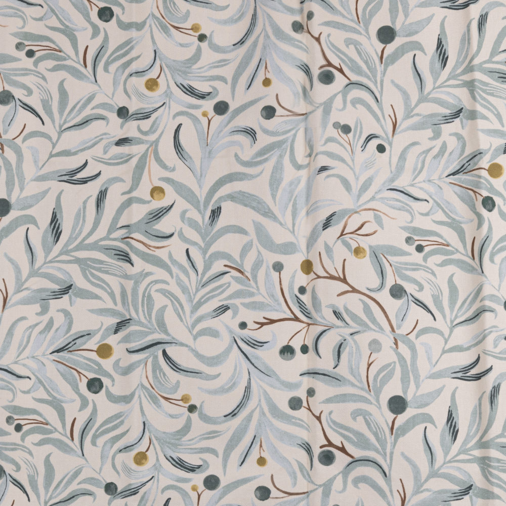 Le Morte Aqua Fully Lined Roman Blind