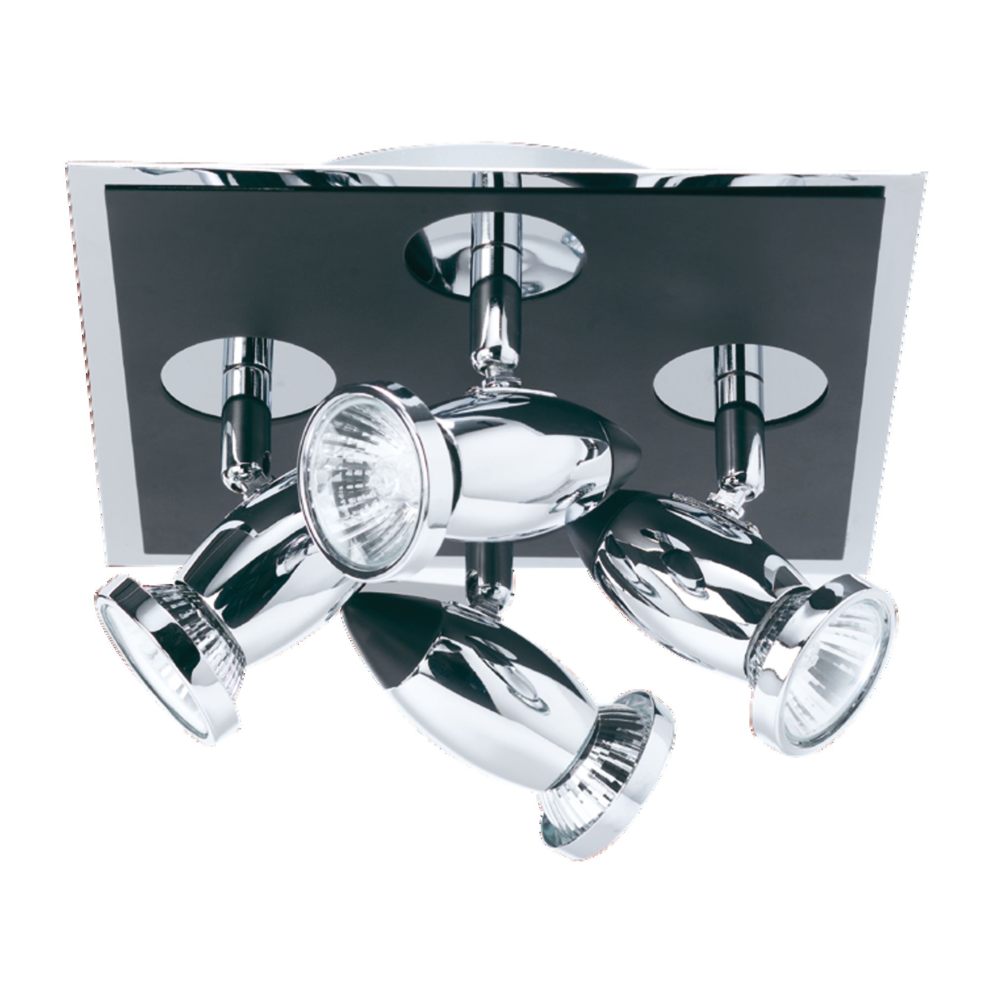 Comet Die Cast Aluminium 4 Light Spotlight with Adjustable Heads