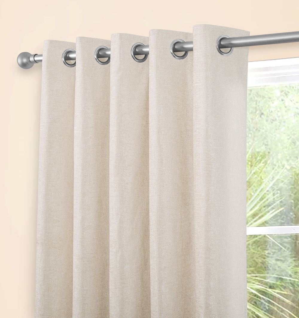 Amberley Natural Fully Lined Ready Made Curtains