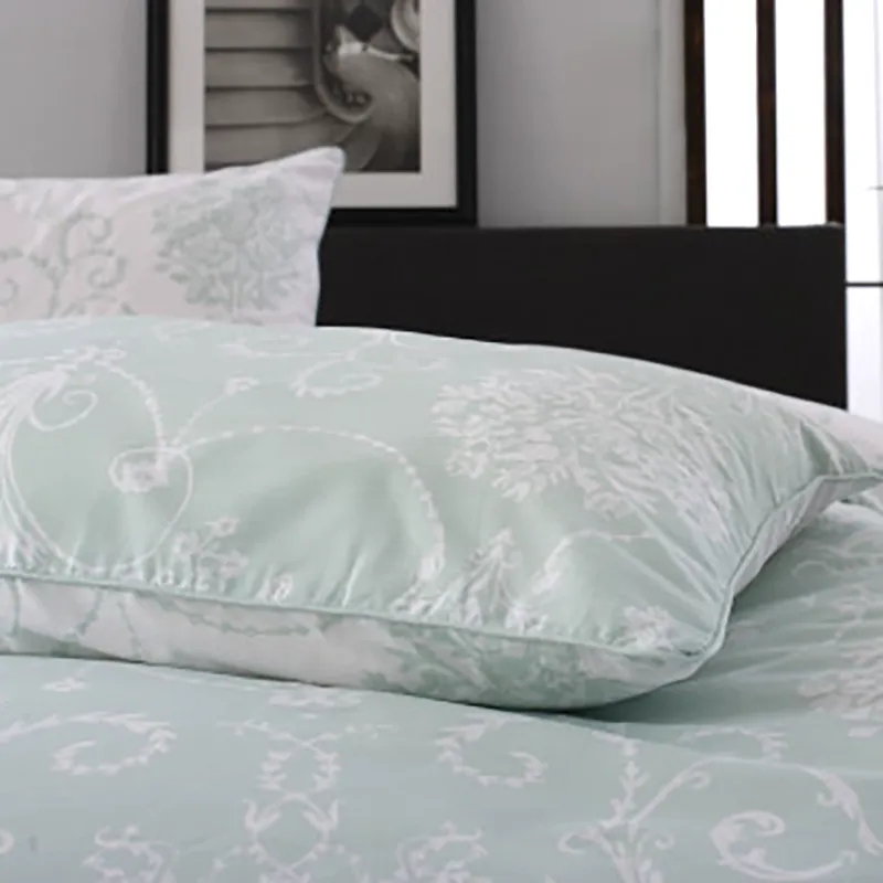 Lyndon Vintage Damask Green Duvet Set