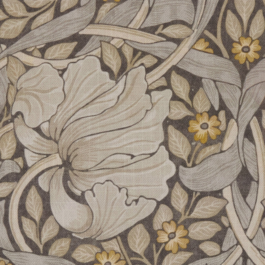 Pimpernel Flint by William Morris – 100% Polyester Velvet Curtain Fabric