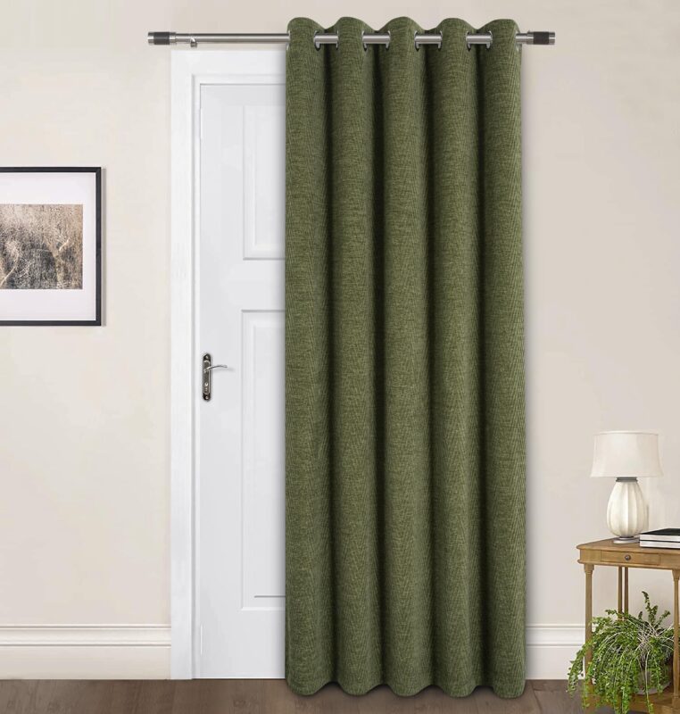 Langley Olive Readymade Curtains 