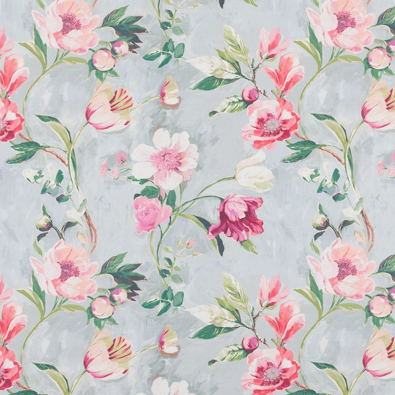 Astley Hibiscus Curtain Fabric