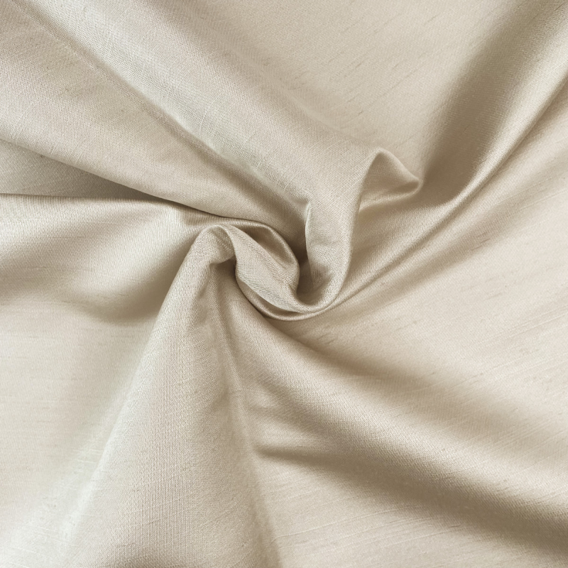 Grace Latte Curtain Fabric