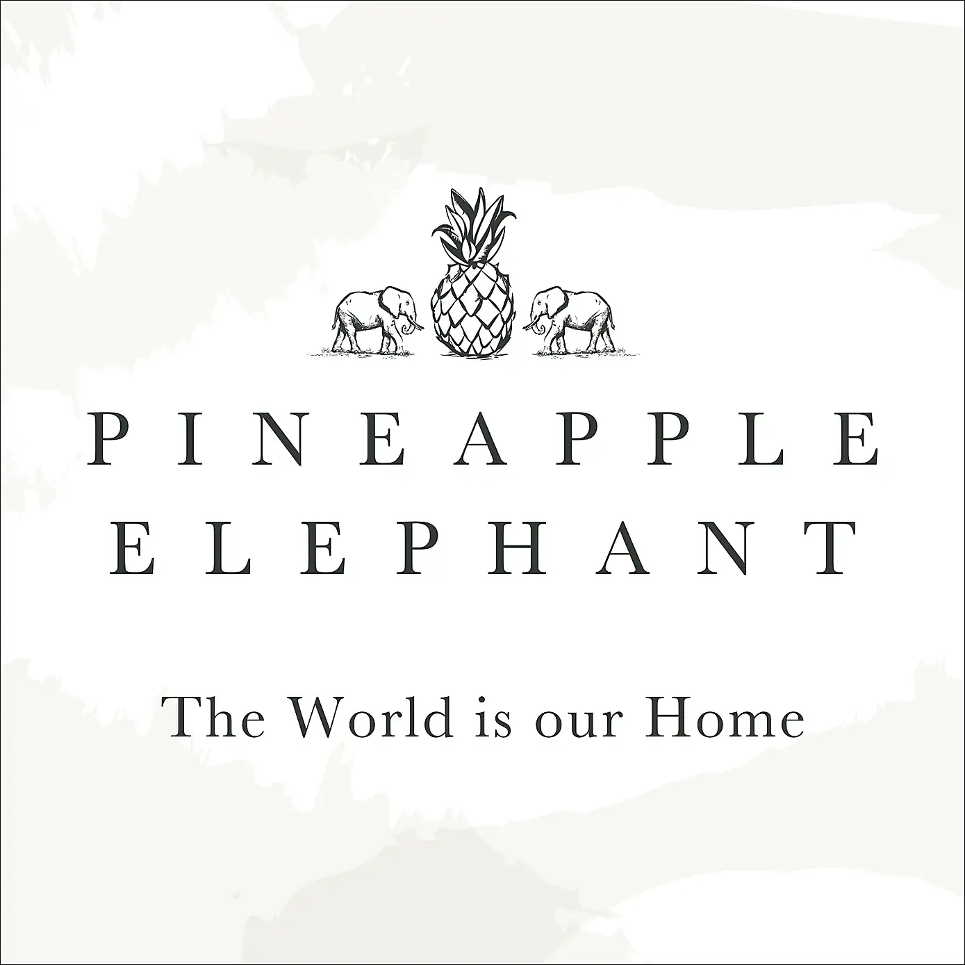 Pineapple Elephant Inara Ikat Indigo Blue Duvet Cover and Pillowcase Set