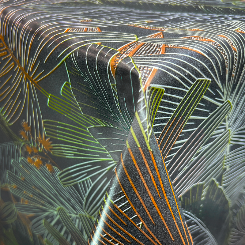 PVC Tablecloth Jungle Leaves