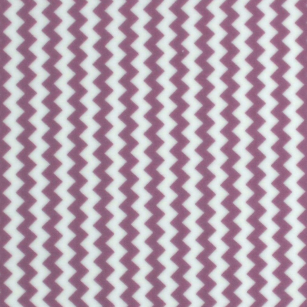 Chevron White & Purple Stripes Cotton Fabric