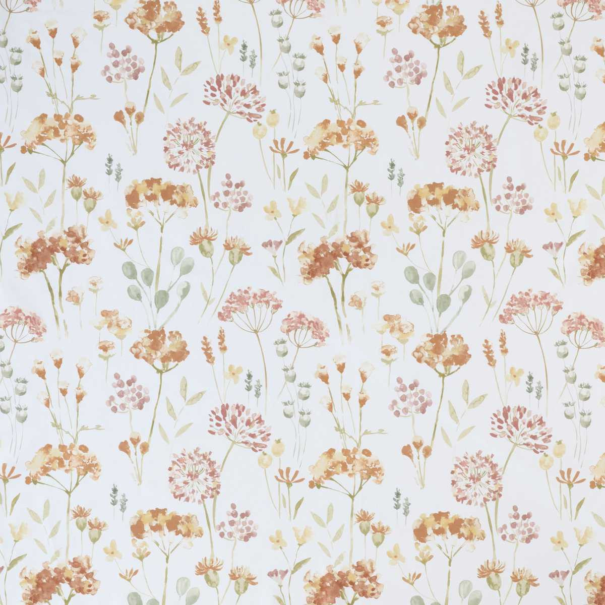 Daphne Sienna Curtain Fabric 