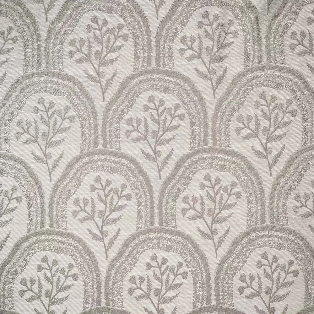 Hollybush Fog Curtain Fabric