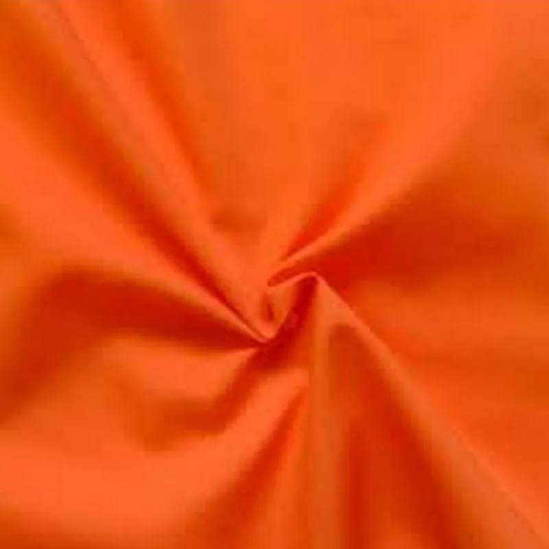 Polycotton Orange Fabric