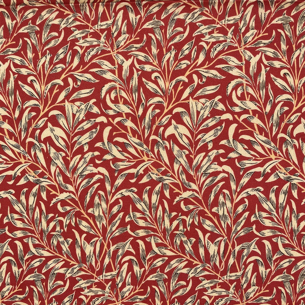 William Morris Willow Bough Crimson 100% Cotton Craft Fabric