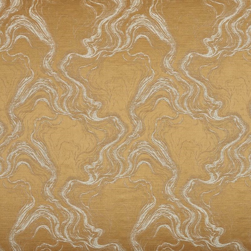 Cecilia Brass Curtain Fabric