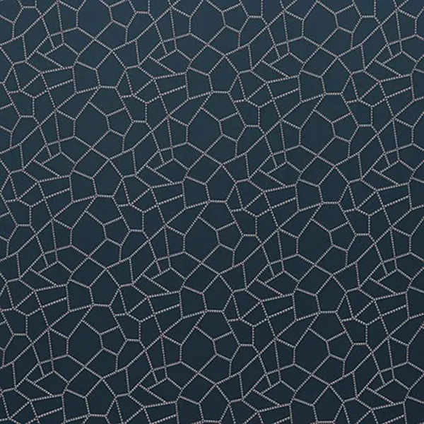 Mosaic Midnight Curtain Fabric