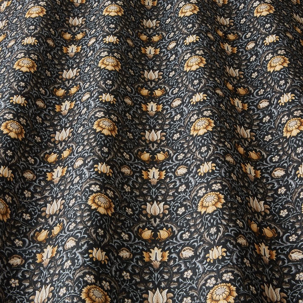 Winslow Saffron Curtain Fabric