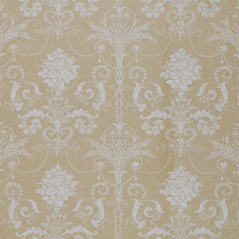 Laura Ashley Josette Gold Woven Curtain Fabric