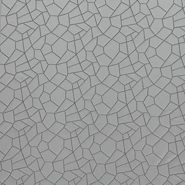 Mosaic Graphite Curtain Fabric