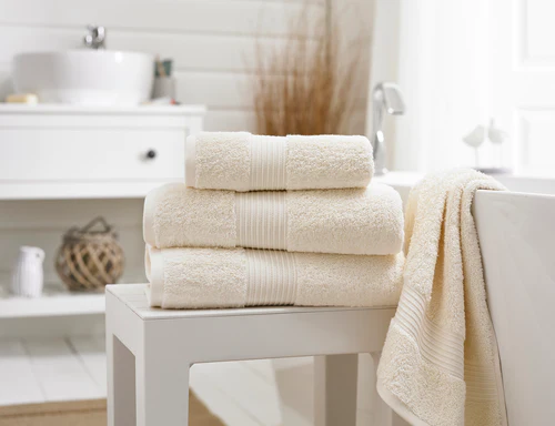 Bliss Pima Cream Towel Range