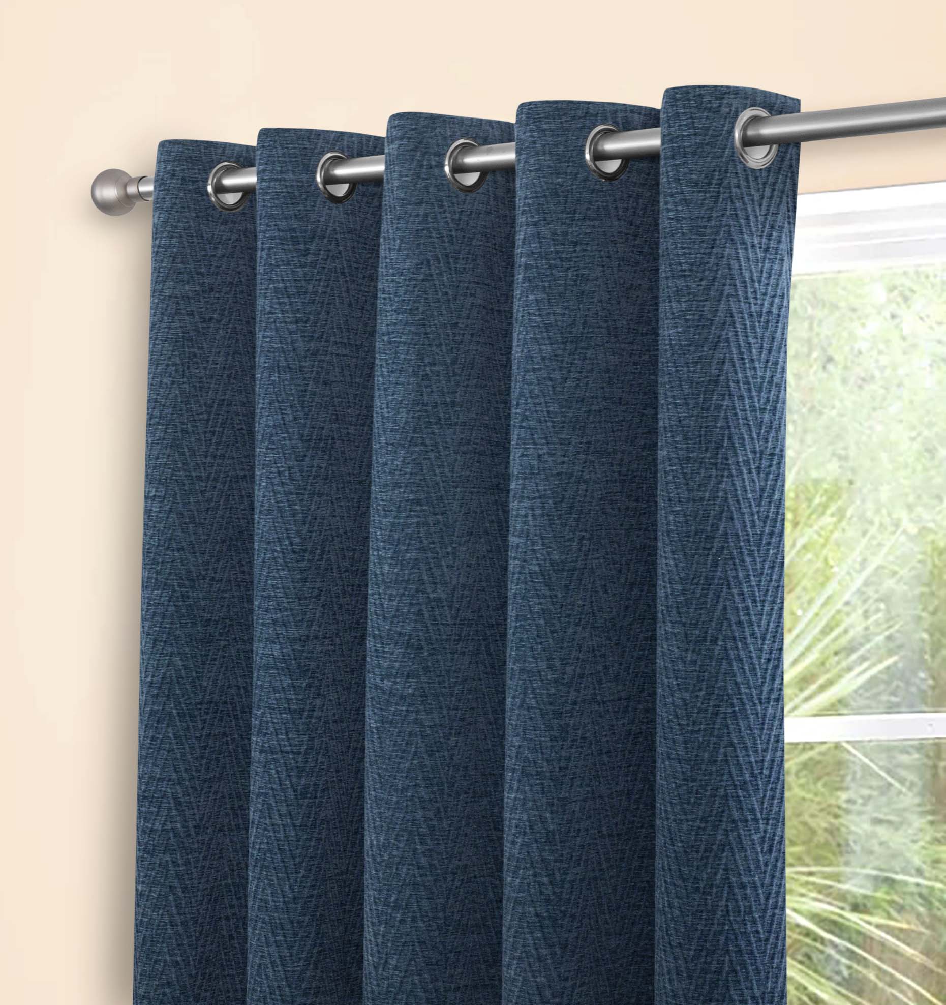 Langley Kingfisher Readymade Curtains