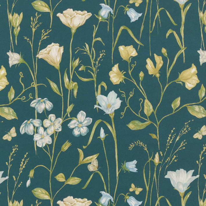 Orlena Kingfisher Curtain Fabric 