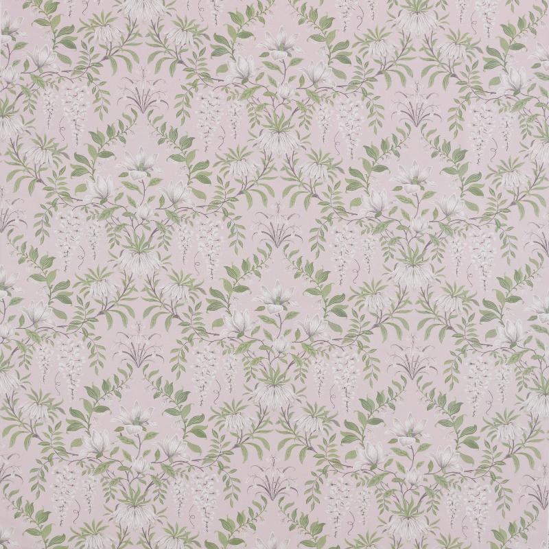 Laura Ashley Parterre Blush Curtain Fabric