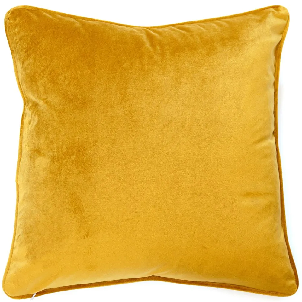 Malini Luxe Cognac Filled Cushion