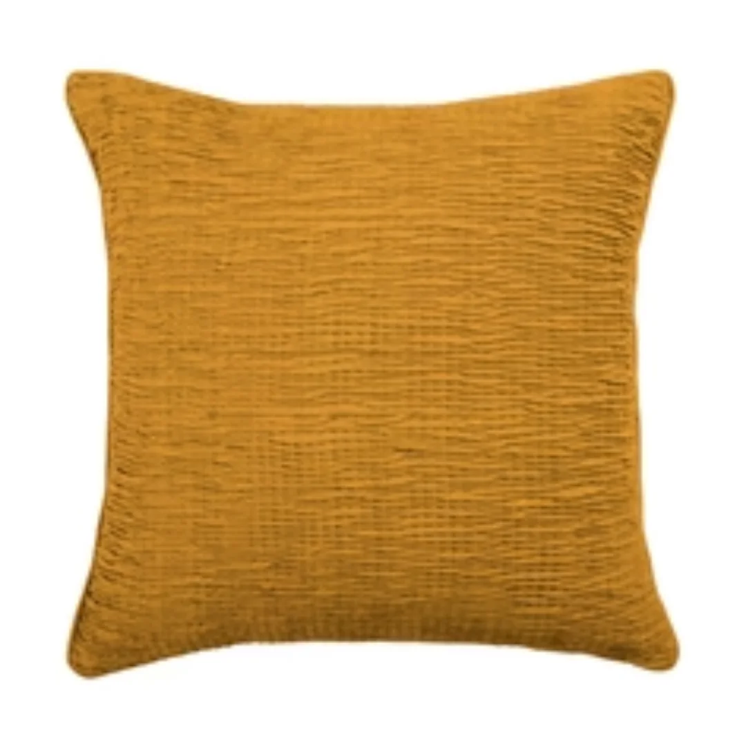 Rainfall Marigold Filled Cushion