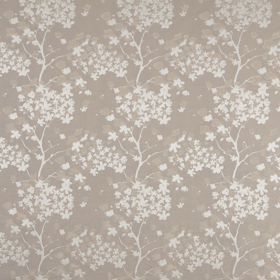 Darcey Taupe Curtain Fabric