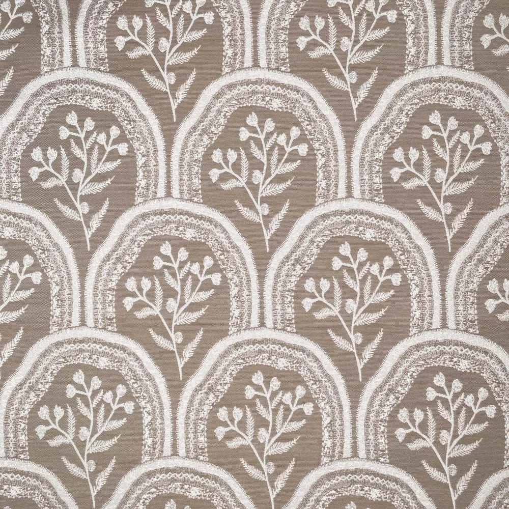 Hollybush Mushroom Curtain Fabric