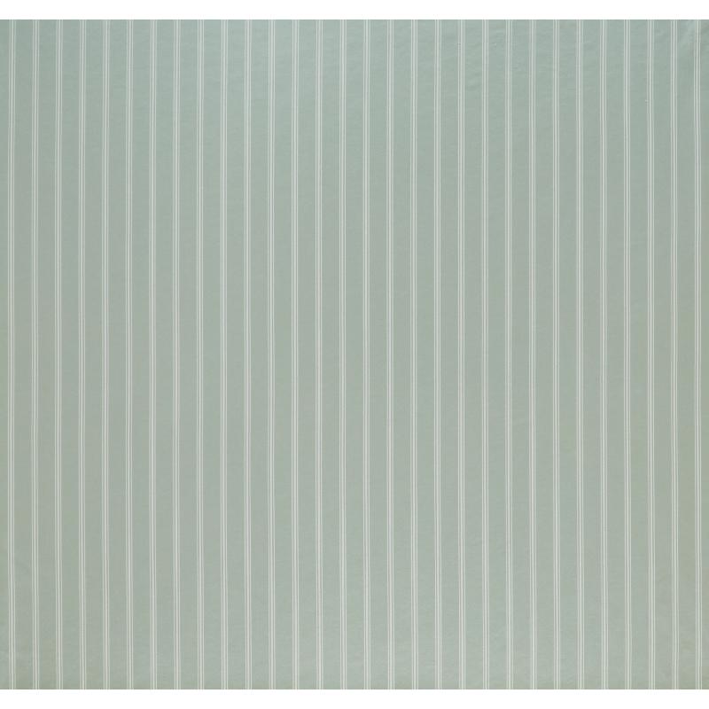 Laura Ashley Burnsall Stripe Smoke Green Curtain Fabric