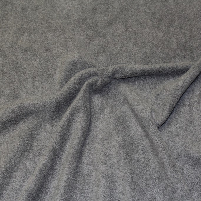 Polar Grey Fleece Fabric