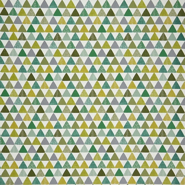 Pyramids Kiwi Curtain Fabric