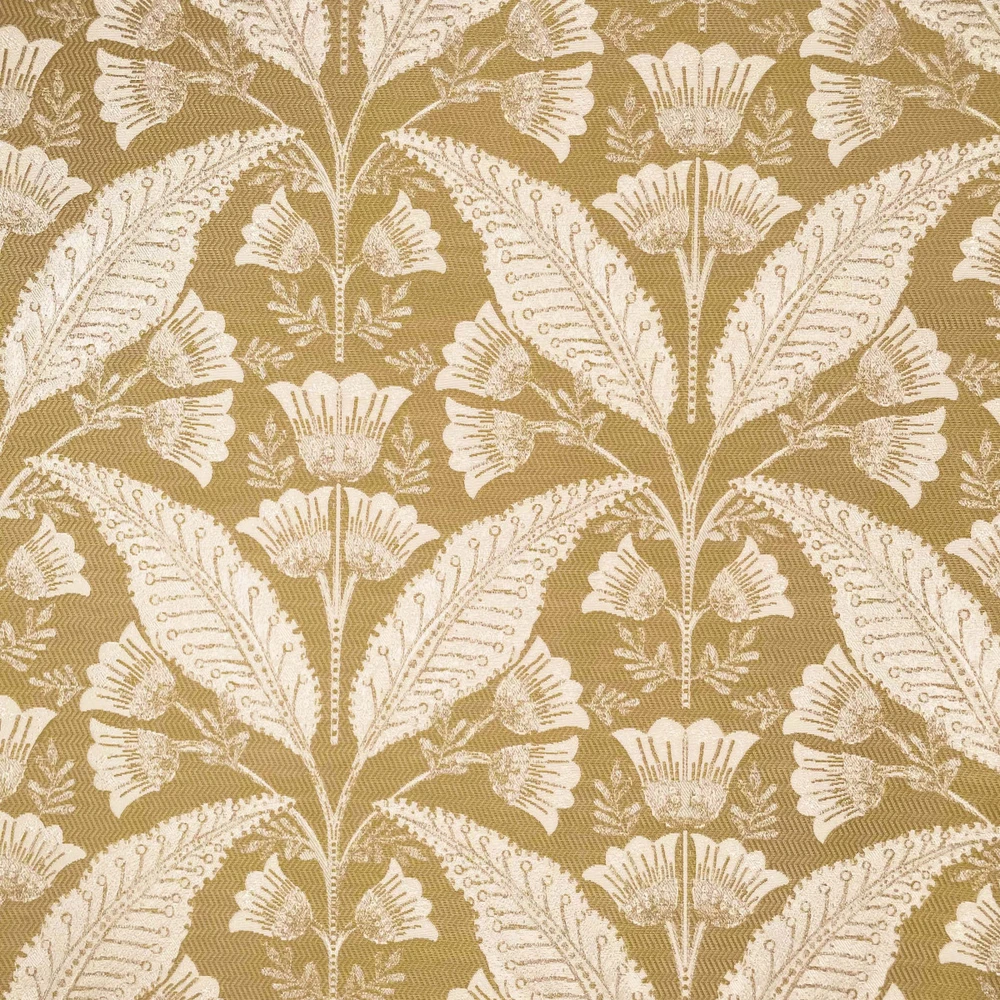 Burgley Flax Curtain Fabric