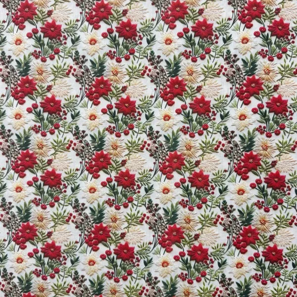 3D Christmas Flowers