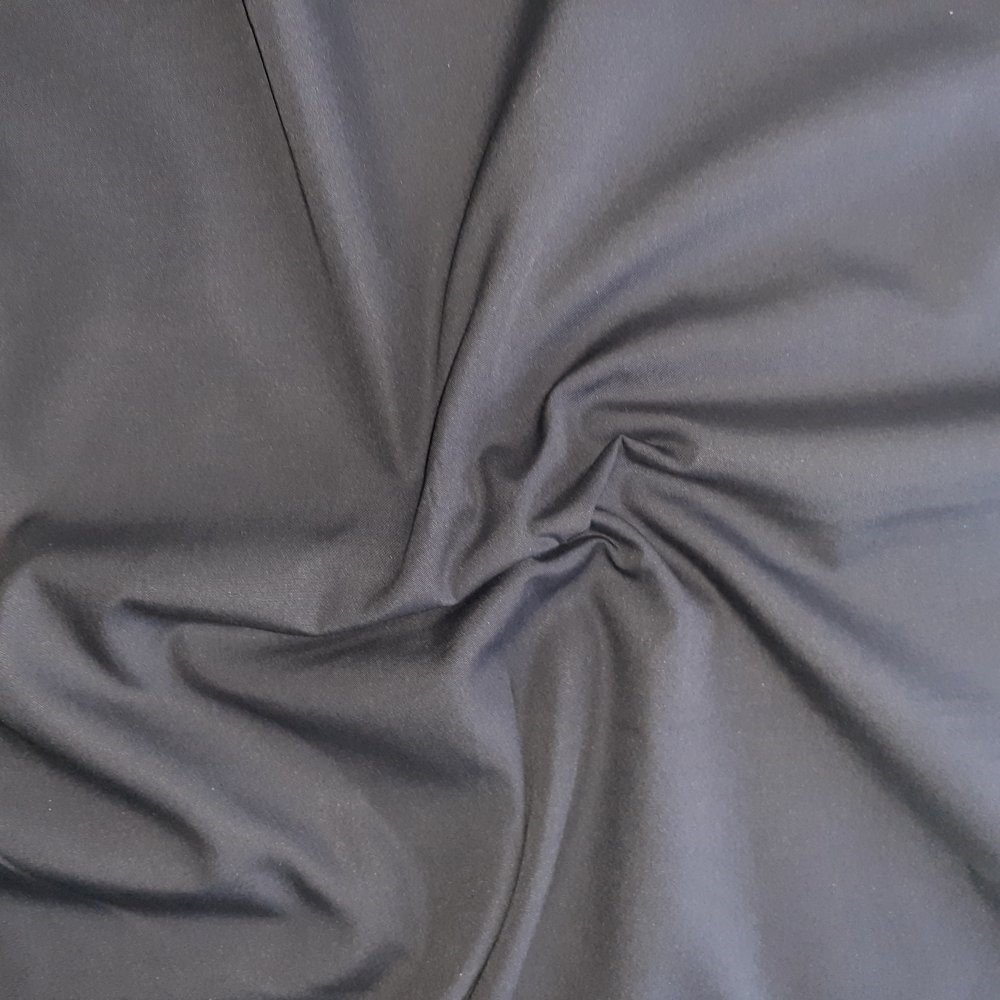 Cotton Poplin Dark Grey Fabric