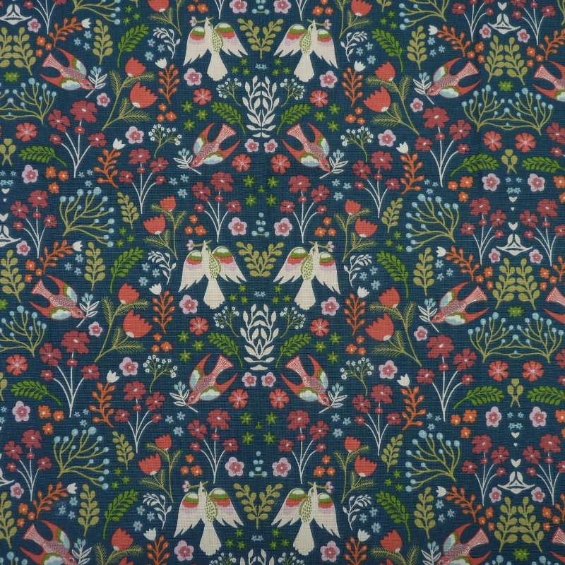 Fables Jade Fully Lined Curtain