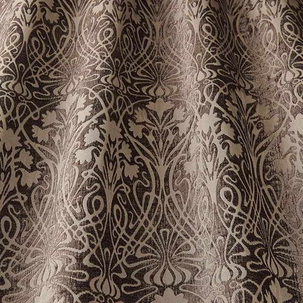 Tiverton Peat Curtain Fabric