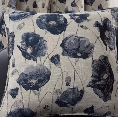 Poppy Navy Cushion Cover