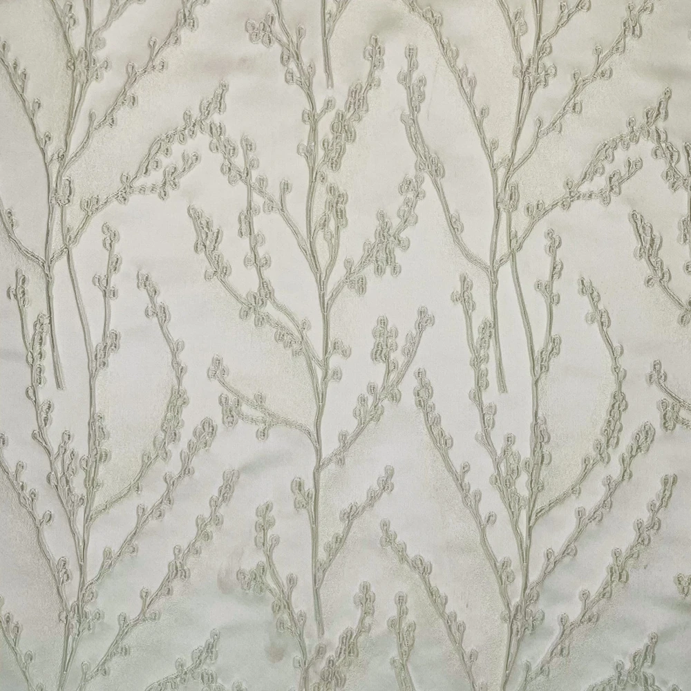 Everglade Snow White Curtain Fabric
