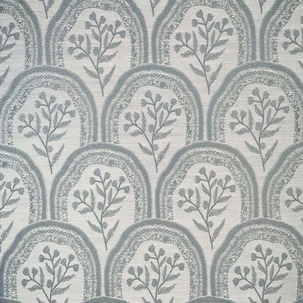 Hollybush Sky Curtain Fabric
