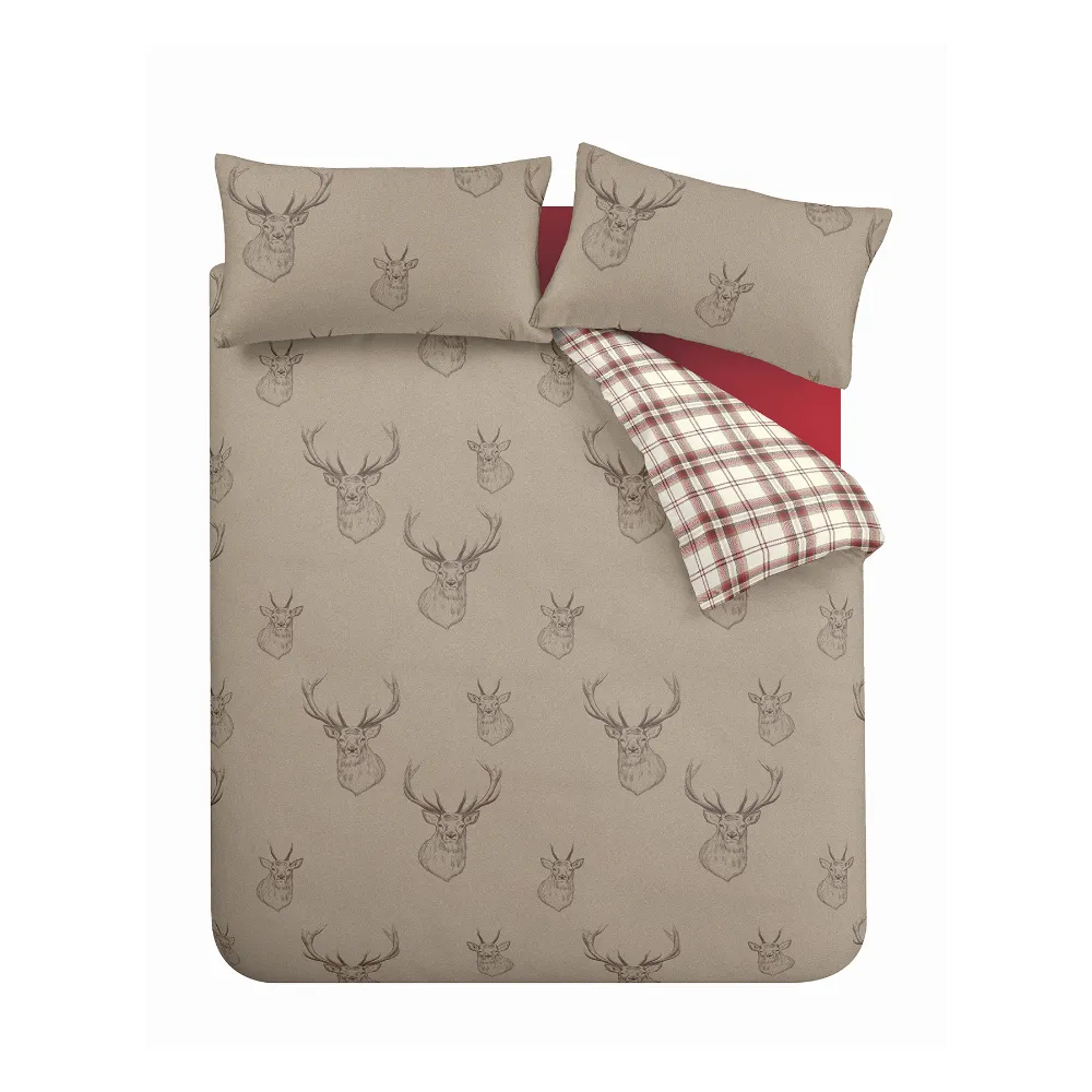 Stag Reversible Multi Duvet Set by Catherine Lansfield